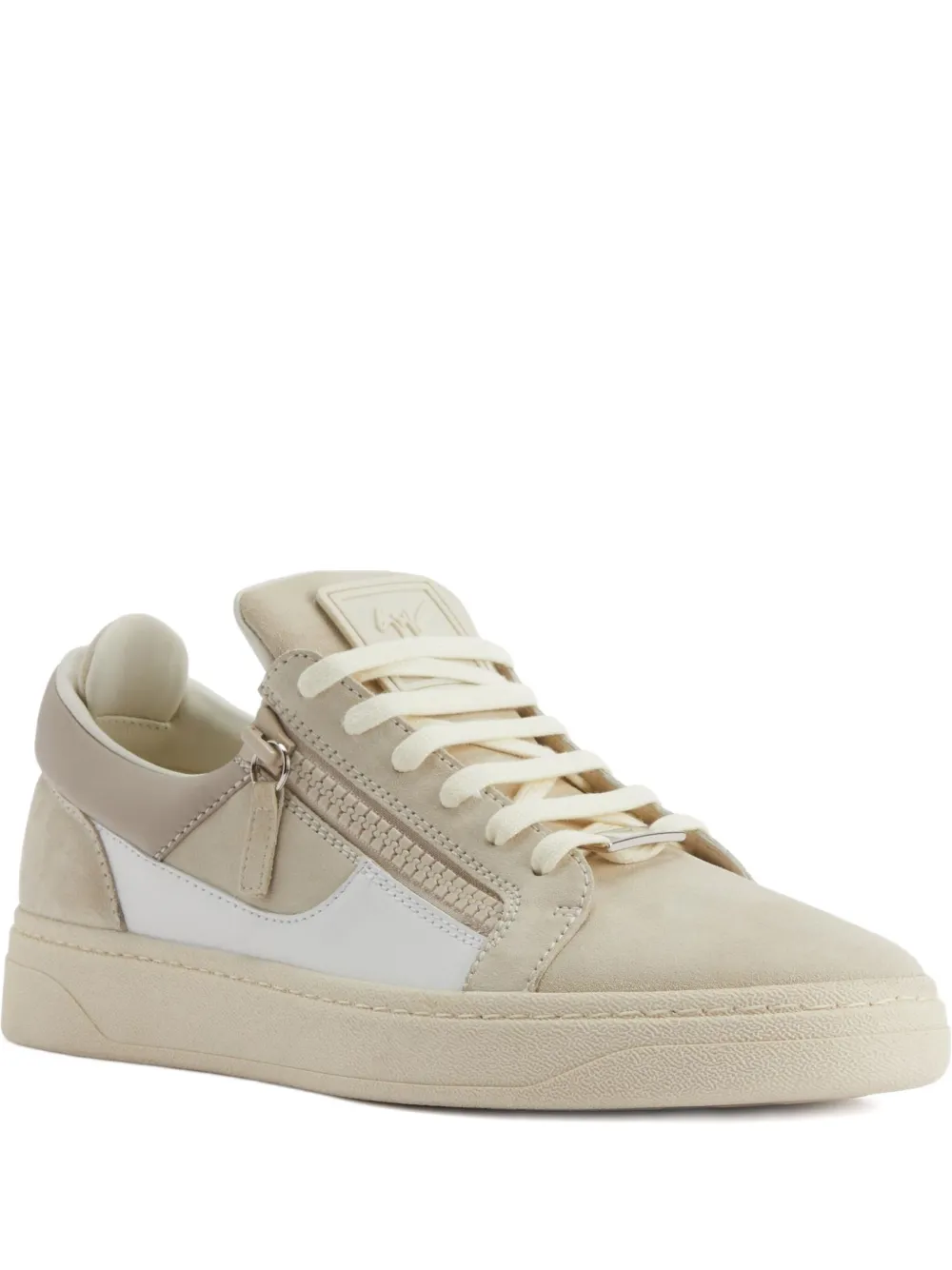 Giuseppe Zanotti GZ94 zip-detail panelled sneakers Neutrals