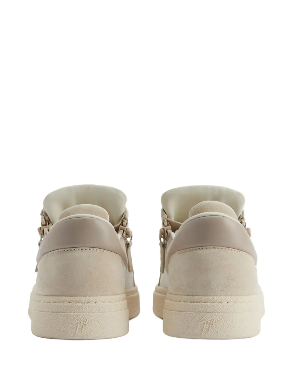Giuseppe Zanotti GZ94 zip-detail panelled sneakers Neutrals