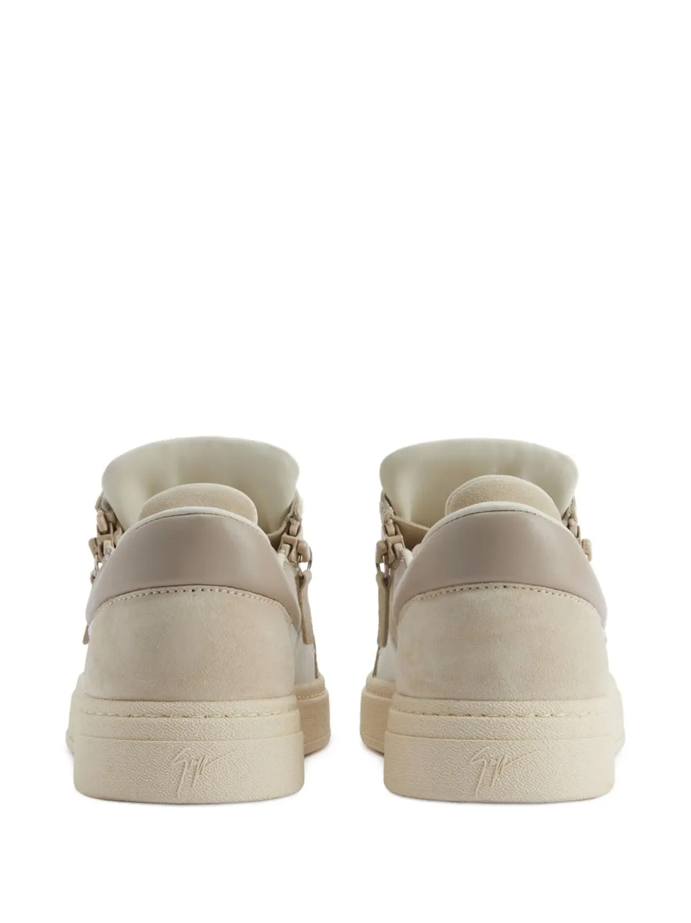 Giuseppe Zanotti GZ94 zip-detail panelled sneakers Neutrals
