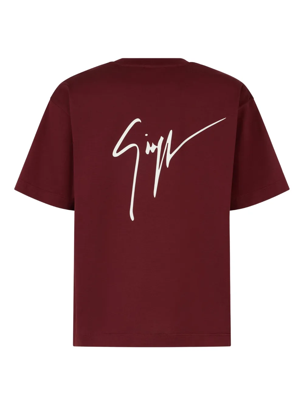 Giuseppe Zanotti T-shirt met logoprint Rood