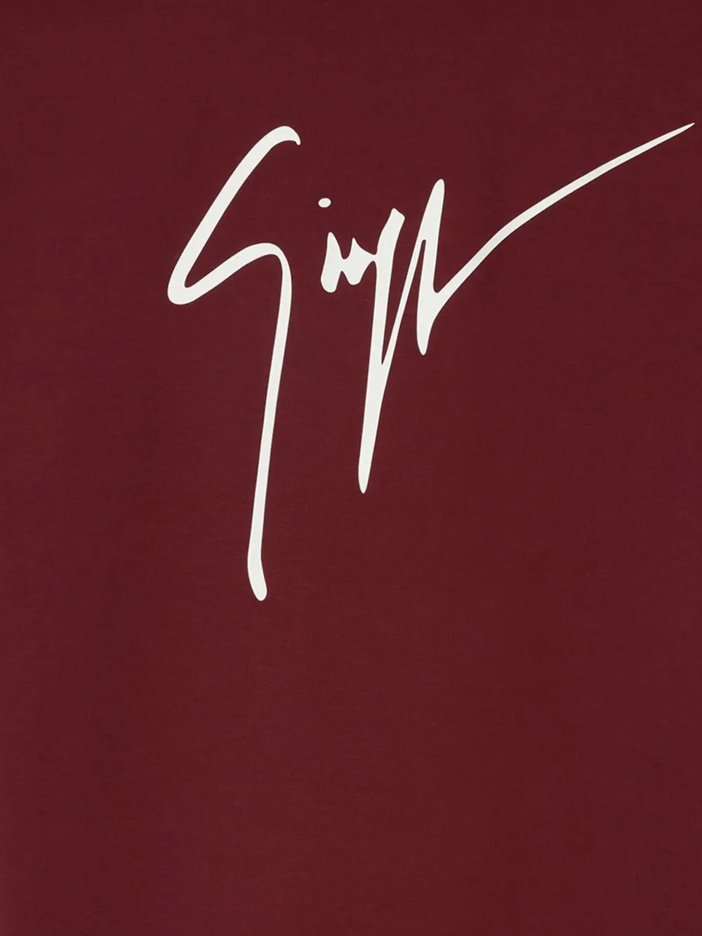 Giuseppe Zanotti T-shirt met logoprint Rood