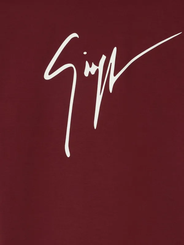 Giuseppe Zanotti logo-print T-shirt | Red | FARFETCH