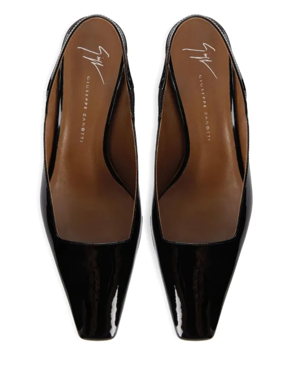 Giuseppe Zanotti 45mm Brendha Slingback Pumps | Black | FARFETCH