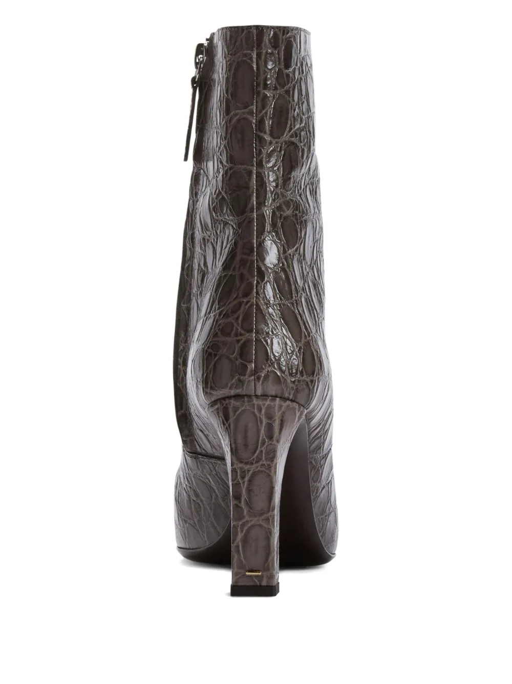 Giuseppe Zanotti 90mm Janiee crocodile-effect ankle boots Grey