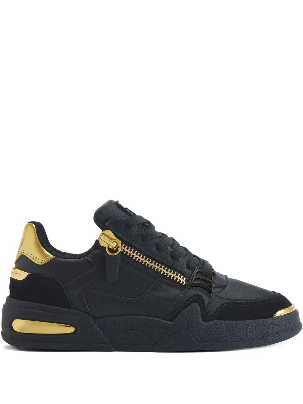 Giuseppe Zanotti Sneakers met ritsdetail Zwart