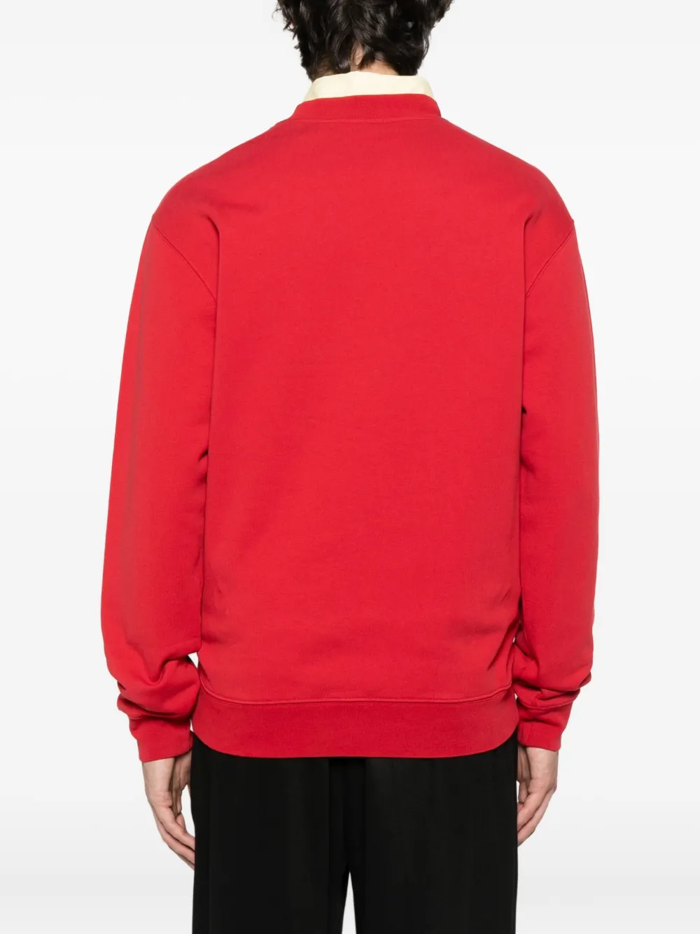 Jacquemus The Gros Grain sweater met ronde hals Rood