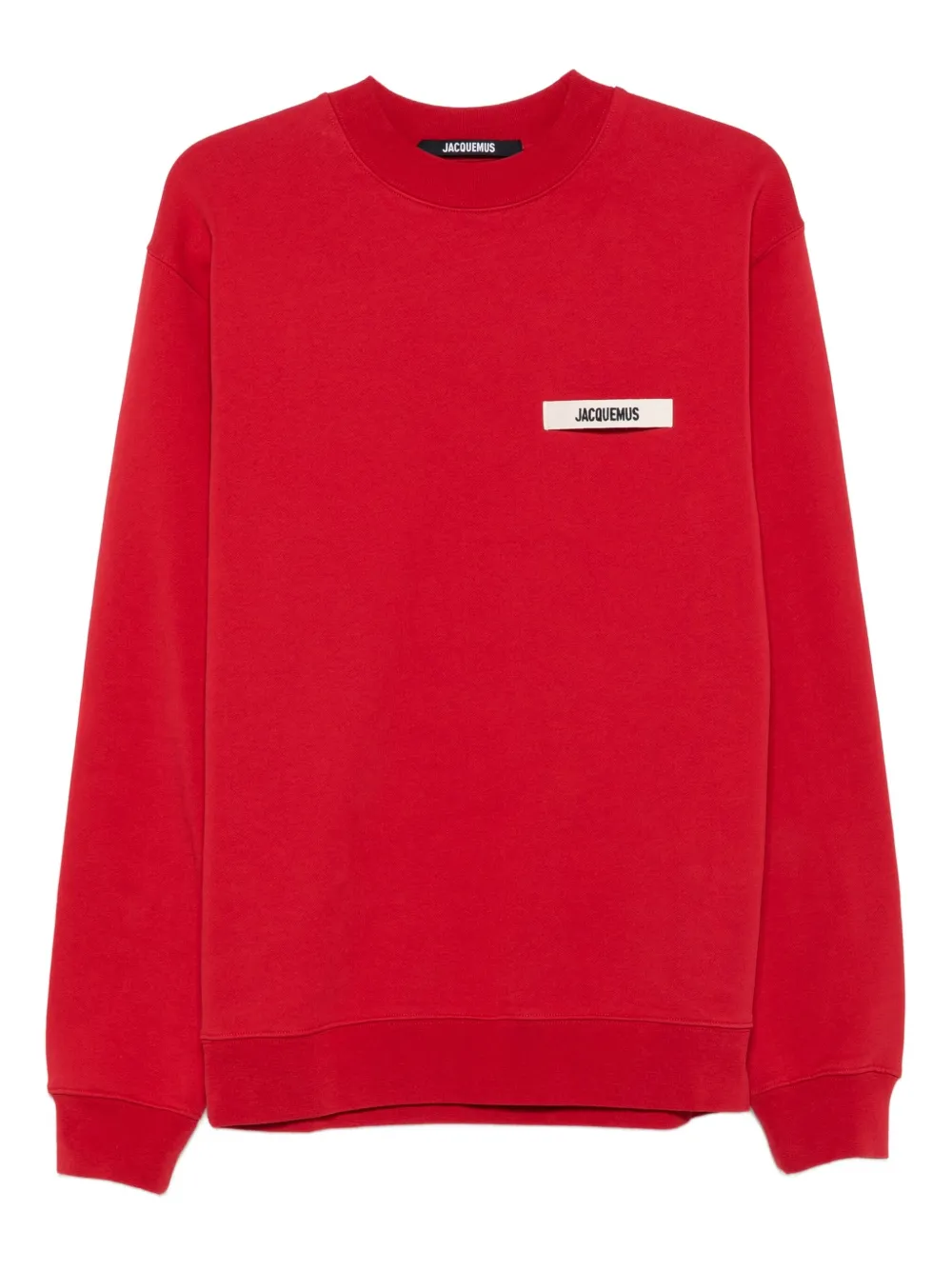 Jacquemus The Gros Grain sweater met ronde hals Rood
