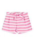 MAMA LUMA KIDS striped shorts - Pink