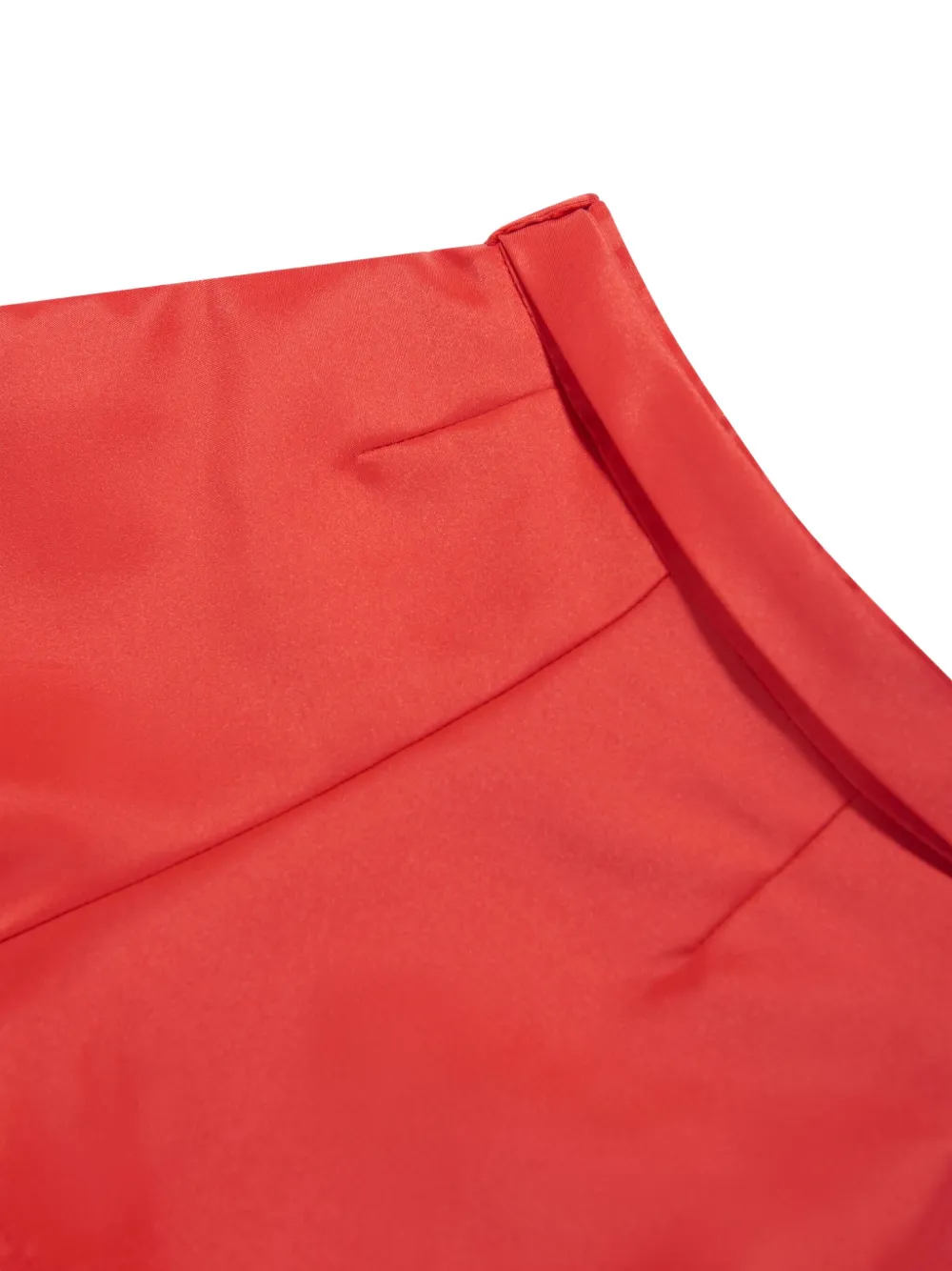 Pleated Bow-Belt Shorts