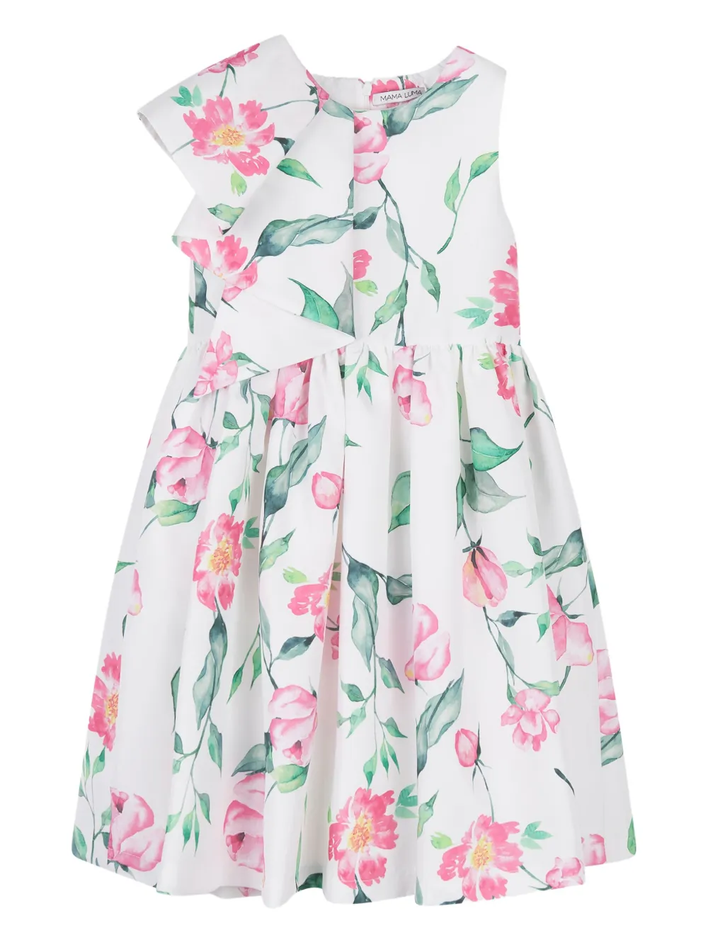 MAMA LUMA KIDS floral-print dress | White | Image 1
