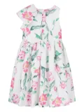 MAMA LUMA KIDS floral-print dress - White