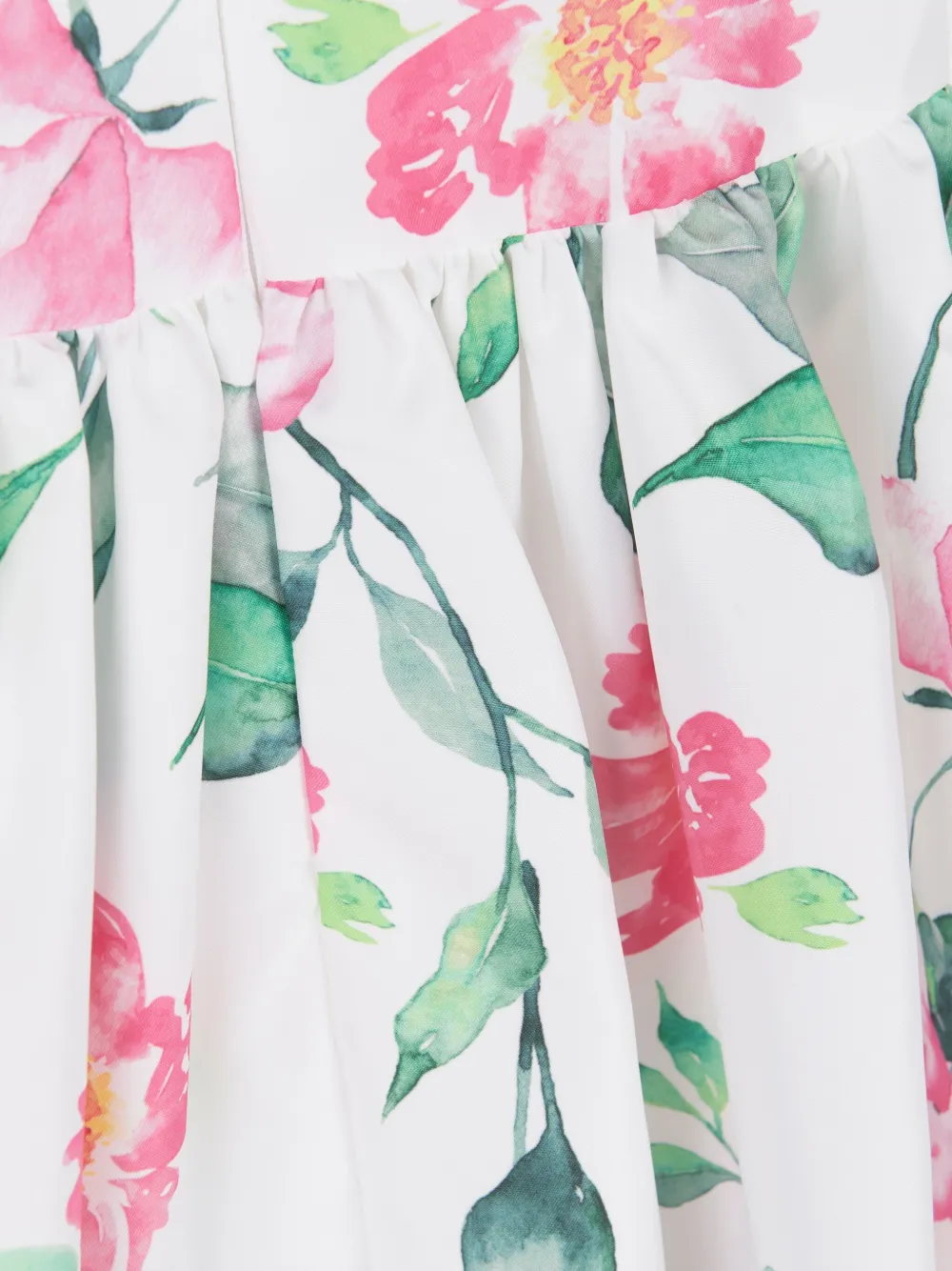 MAMA LUMA KIDS Jurk met bloemenprint Wit