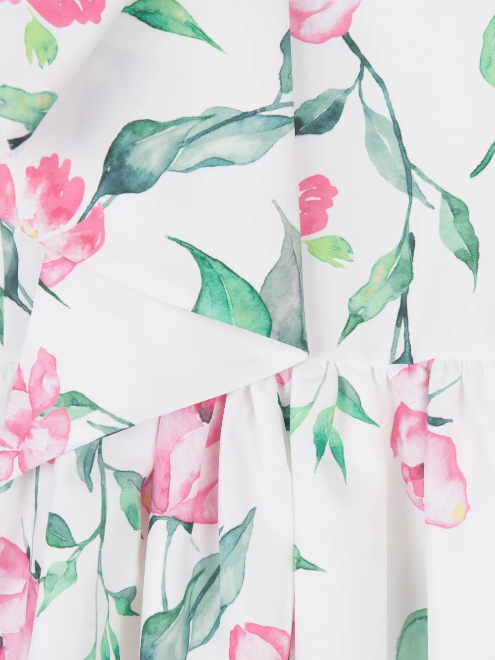 MAMA LUMA KIDS Jurk met bloemenprint Wit