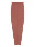 Rick Owens Pillar ribbed-knit skirt - Pink