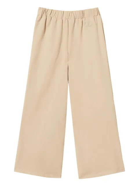 TWINSET Kids elasticated-waistband trousers