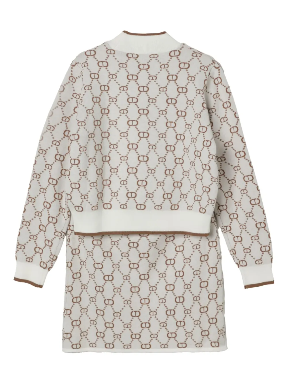 TWINSET Kids monogram knitted skirt set | Casual Skirts | Image 2