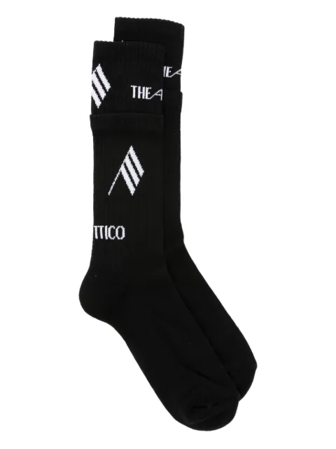 The Attico flag-pattern socks