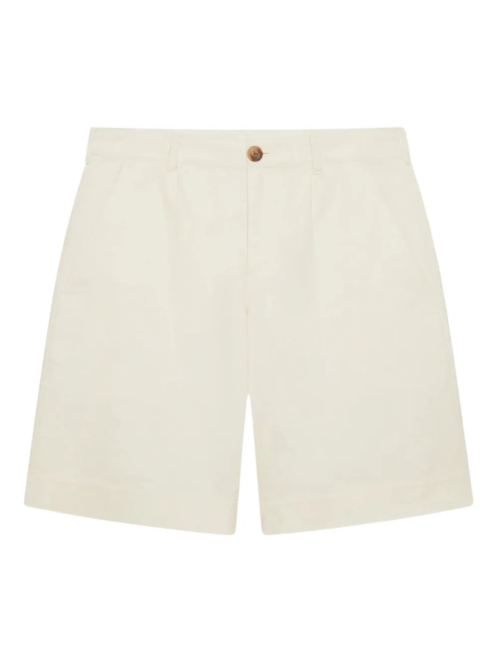 CHÉ pleated cotton shorts | Neutrals | Image 1
