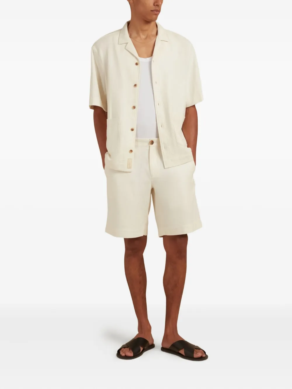 CHÉ pleated cotton shorts | Deck Shorts | Image 2