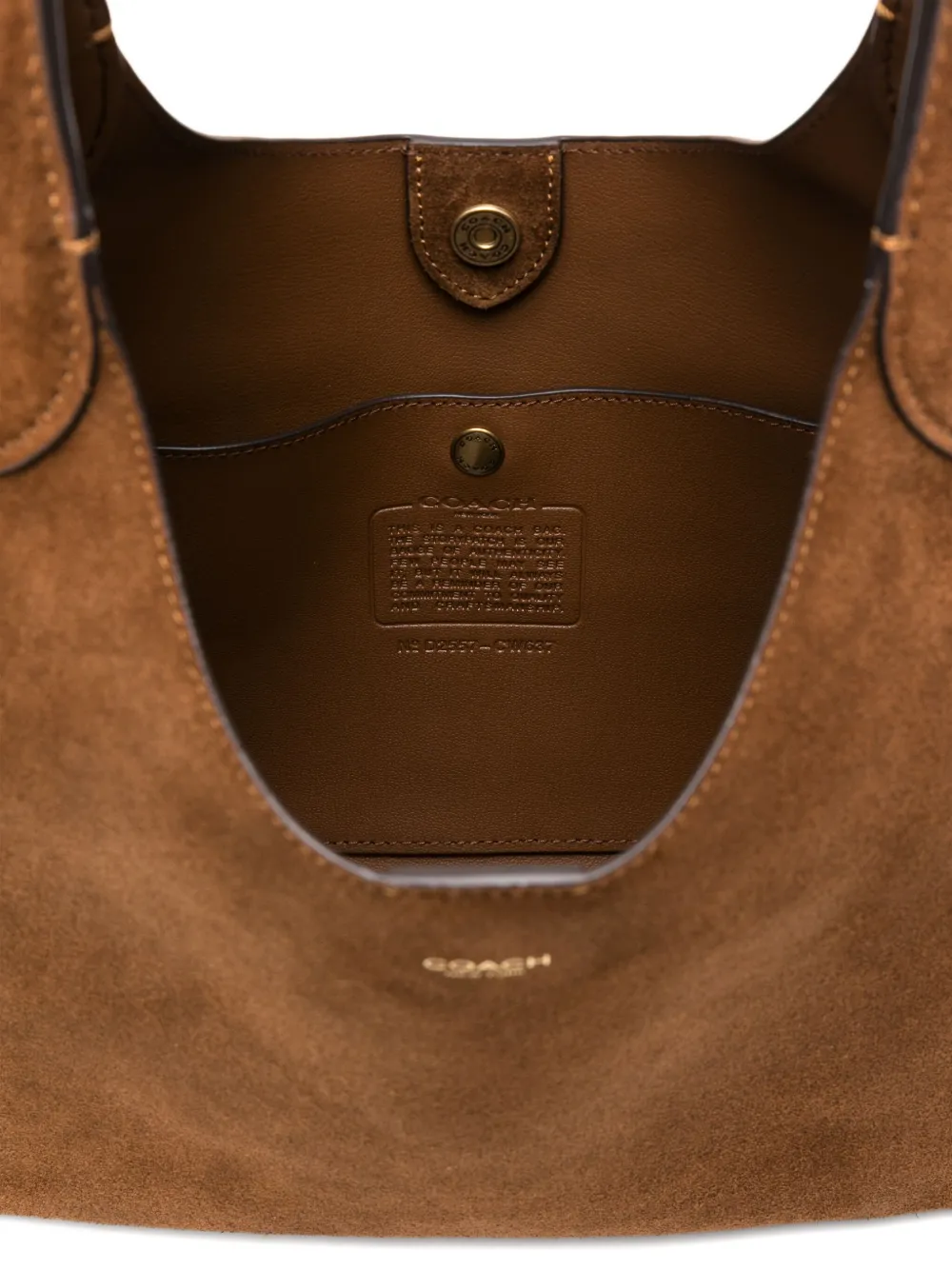 Coach Brooklyn suede shoulder bag Bruin