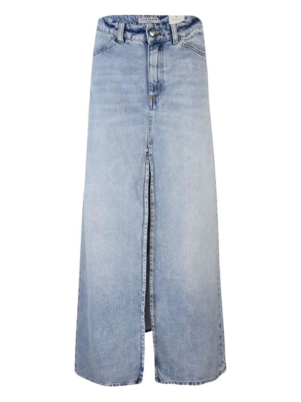 ICON DENIM rok met split Blauw