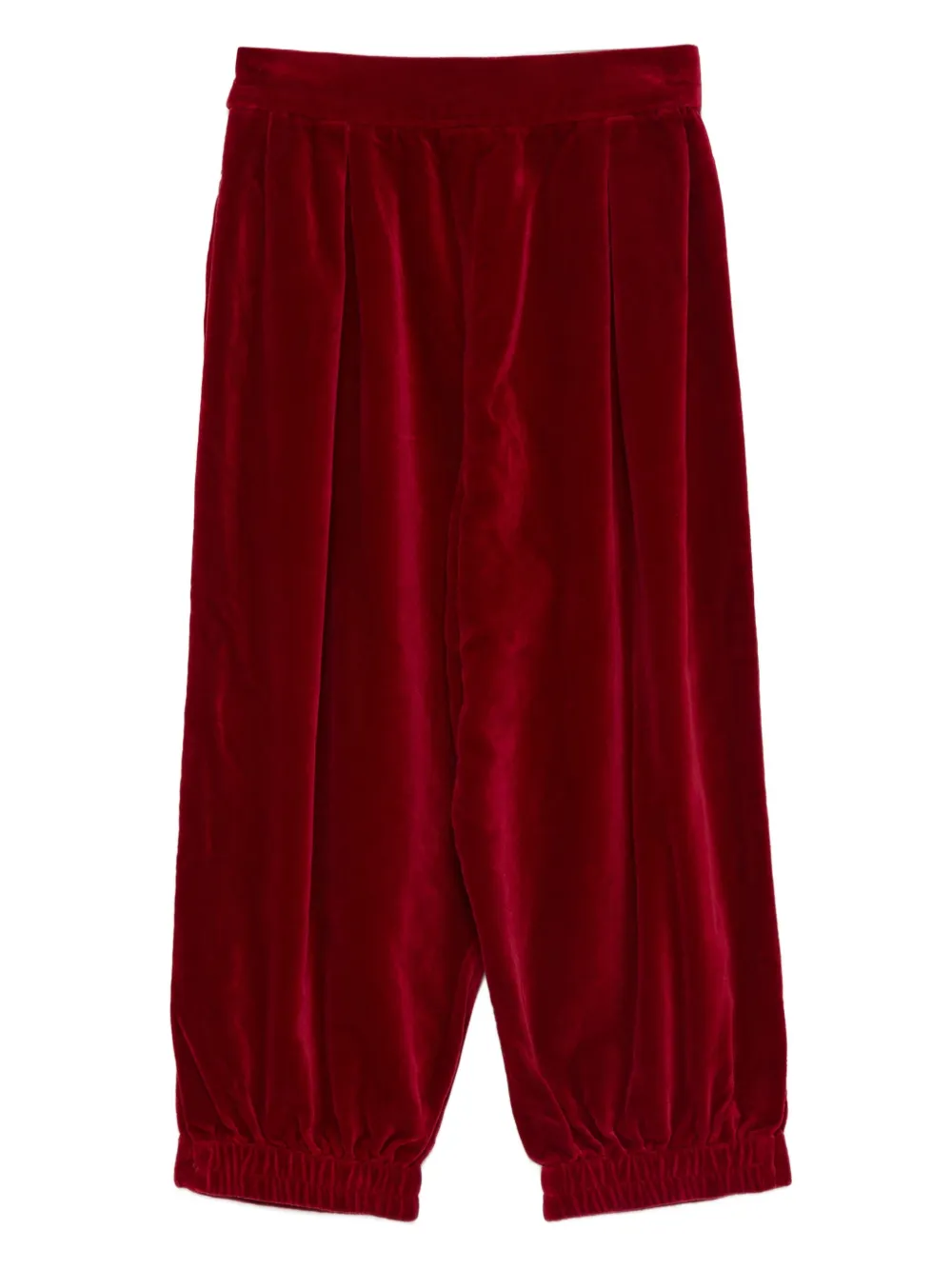 Saint Laurent Pre-Owned 1991 pleated velvet trousers | Image 2