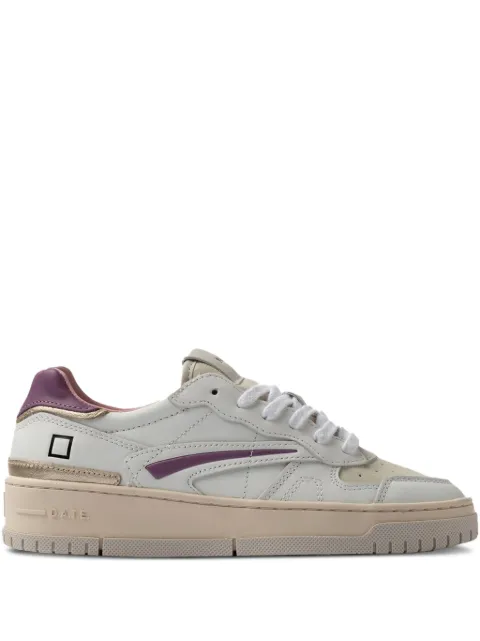 D.A.T.E. leather panelled sneakers