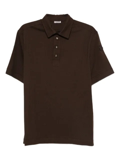 Moncler logo-patch polo shirt
