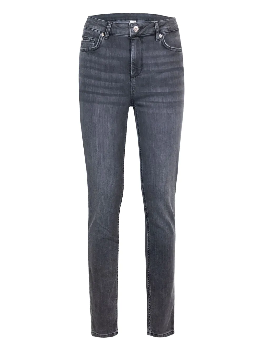 LIU JO Jeans met logoplakkaat Zwart