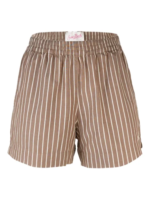 MC2 Saint Barth Meave striped cotton shorts