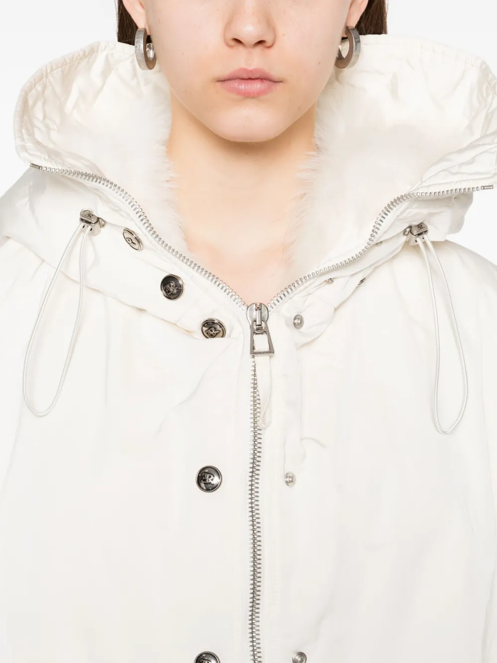Ermanno Scervino Donsjas met afwerking Beige