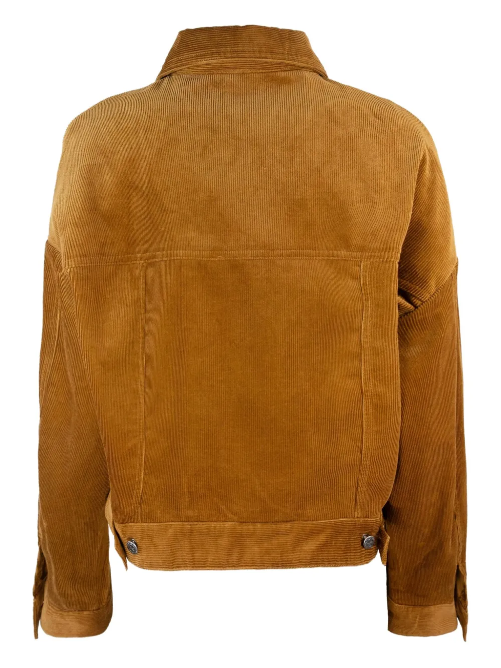 A.P.C. Ribfluwelen jack met knoopsluiting Bruin
