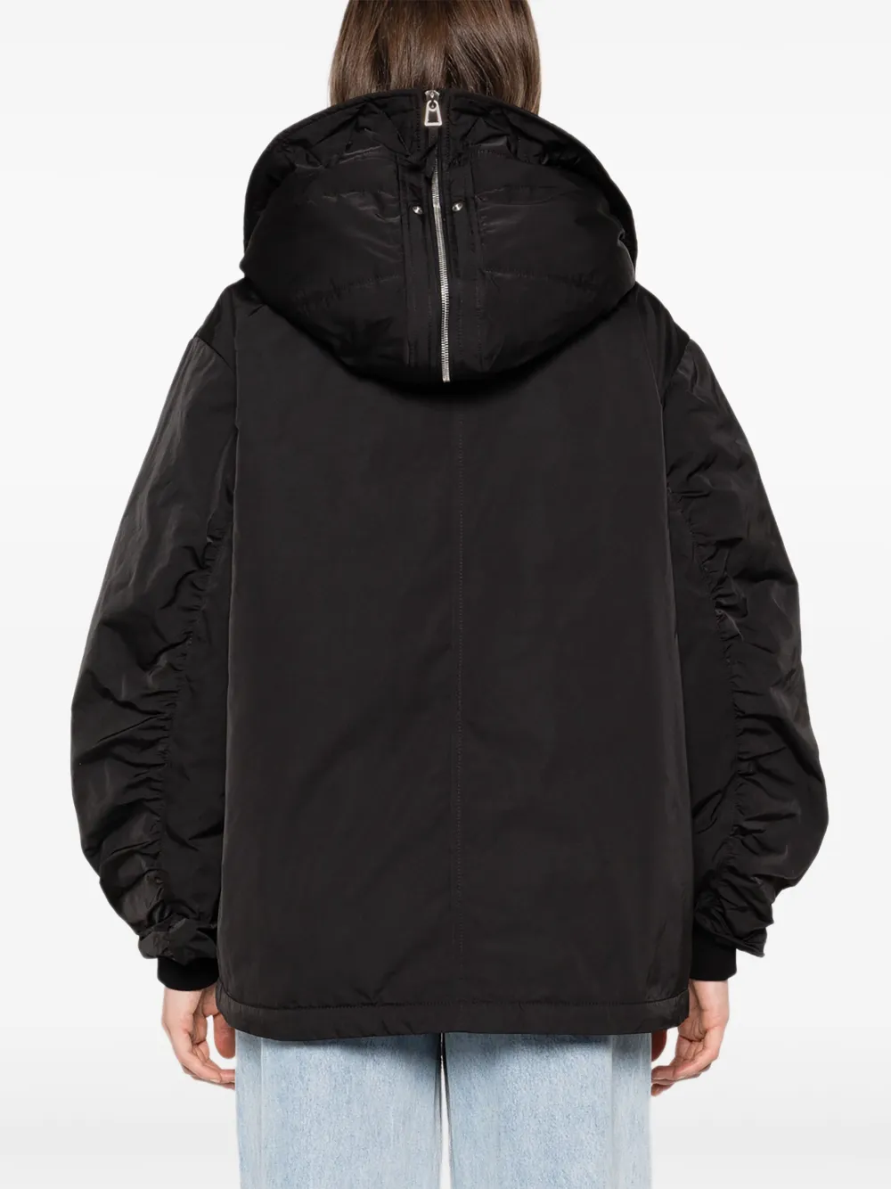 Ermanno Scervino Bomberjack met capuchon Zwart