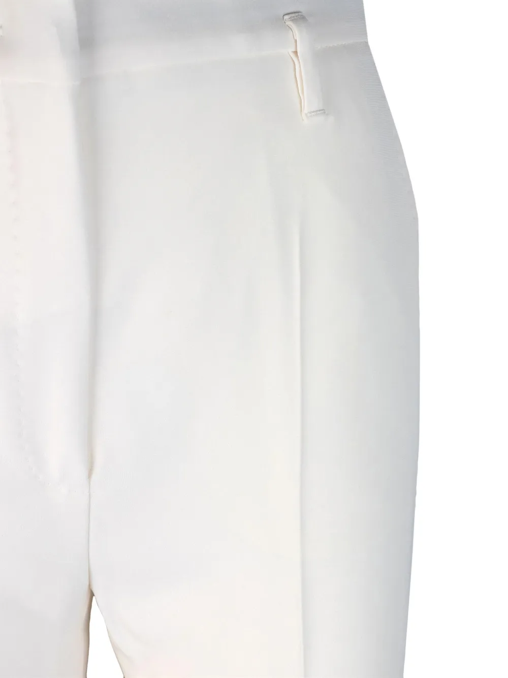 Max Mara Broek met geplooide voorkant Wit