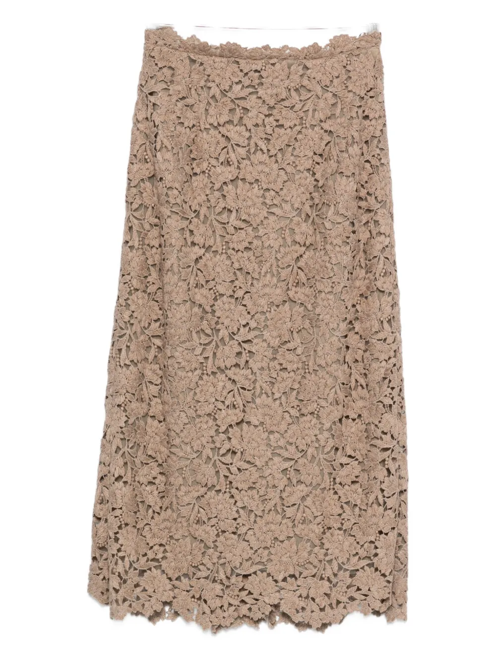 Ermanno Scervino Floral-lace Midi Skirt
