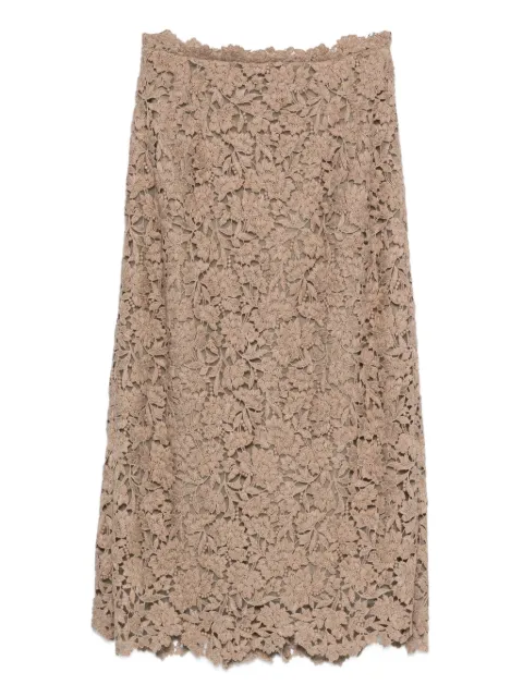 Ermanno Scervino  floral-lace midi skirt