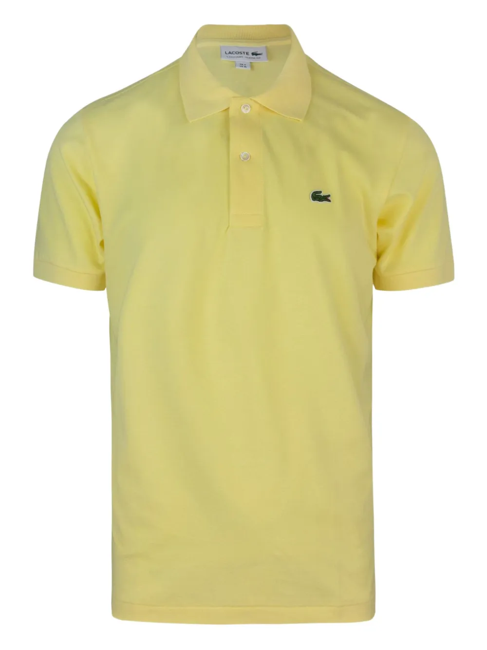 Lacoste logo-patch polo shirt - イエロー Lacoste logo-patch polo shirt - イエロー