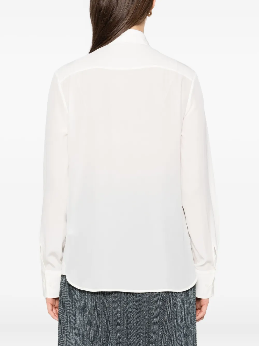 Ermanno Scervino Zijden blouse Wit