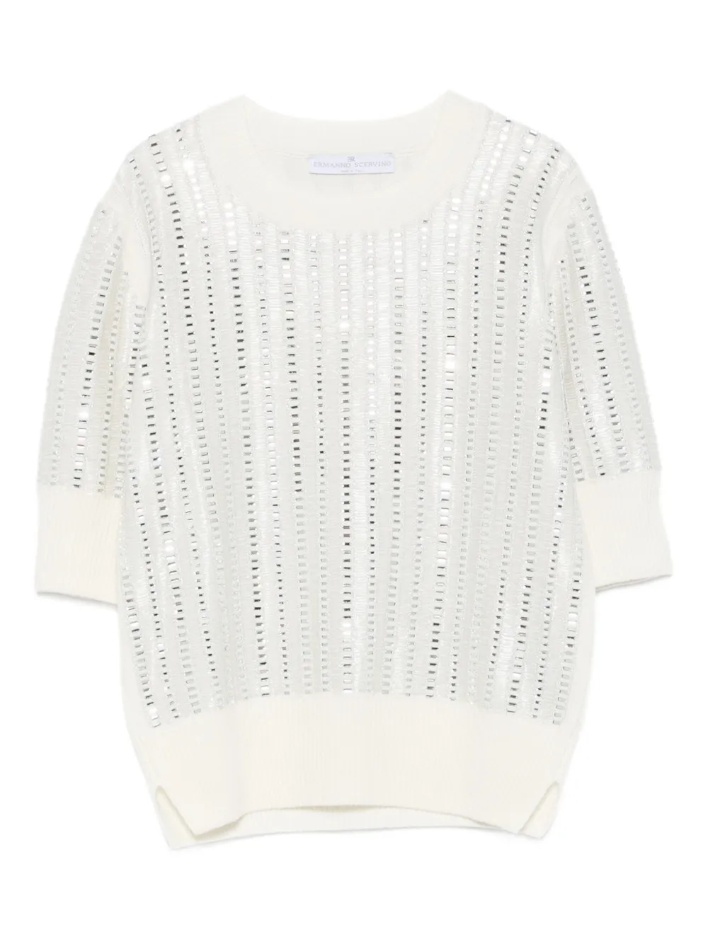 Ermanno Scervino Sequin-embellished Short-sleeve T-shirt
