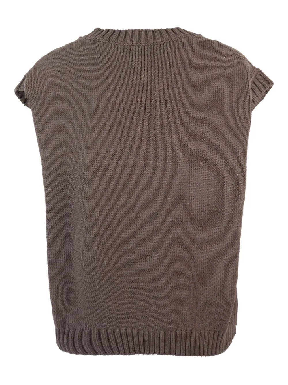 Max Mara Suéter gola V ocom bordado floral | Regatas | Image 2