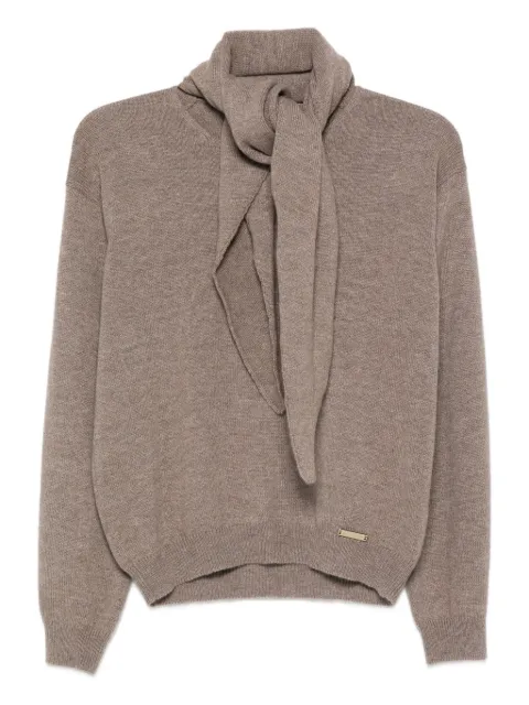 Manzoni 24 tie-neck jumper
