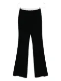 Ermanno Scervino pressed-crease trousers - Black