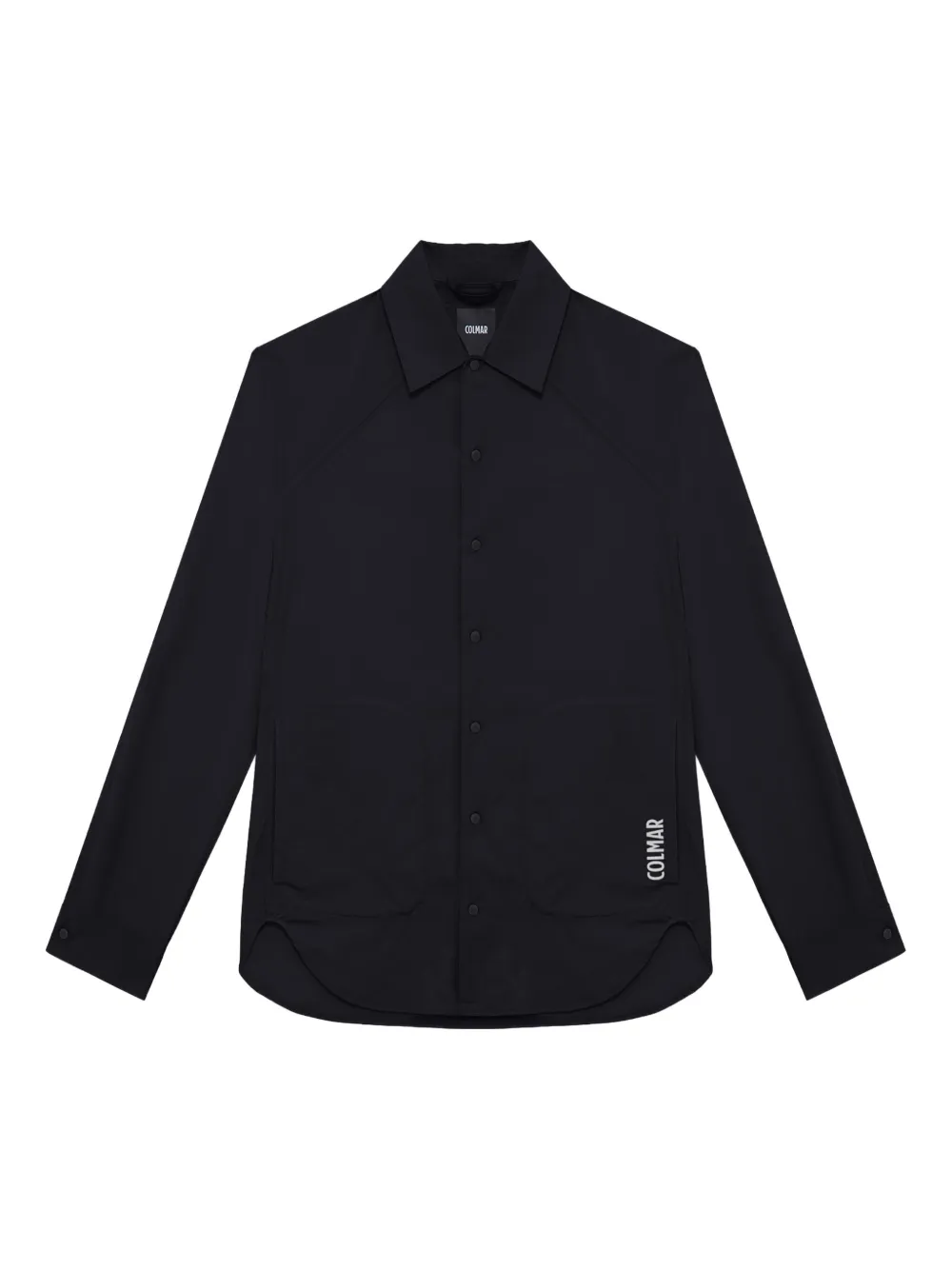 Colmar button-fastening curved-hem shirt - Nero