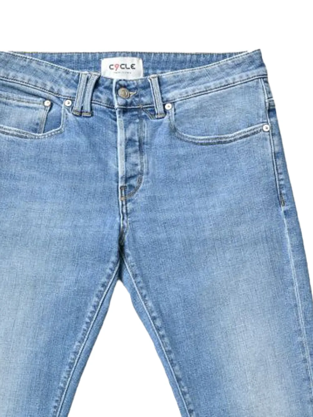 Cycle Jeans van katoenblend - Blauw