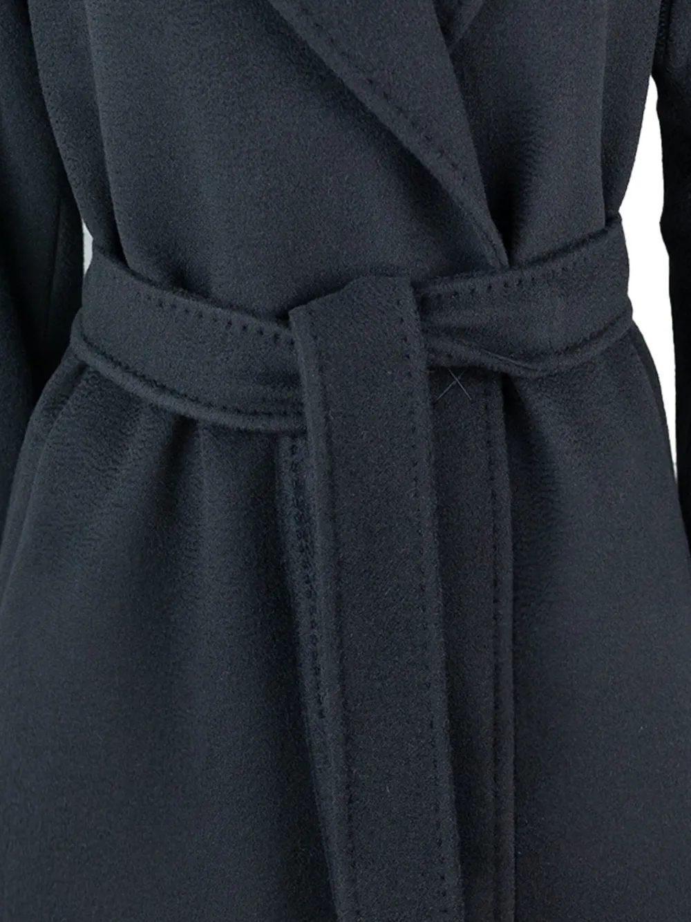 Max Mara Wikkeljas met ceintuur Zwart