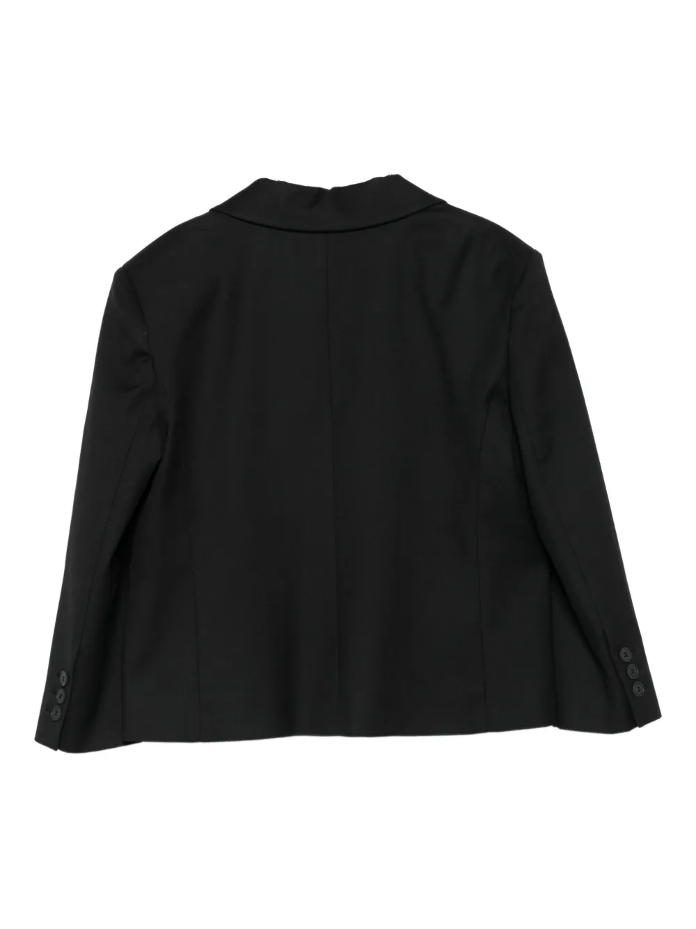 The Garment Pluto Button-up Cropped Jacket In Black