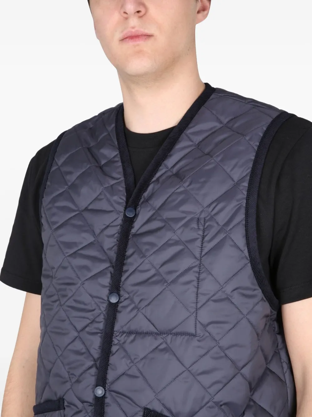 Lavenham Gewatteerd gilet Grijs