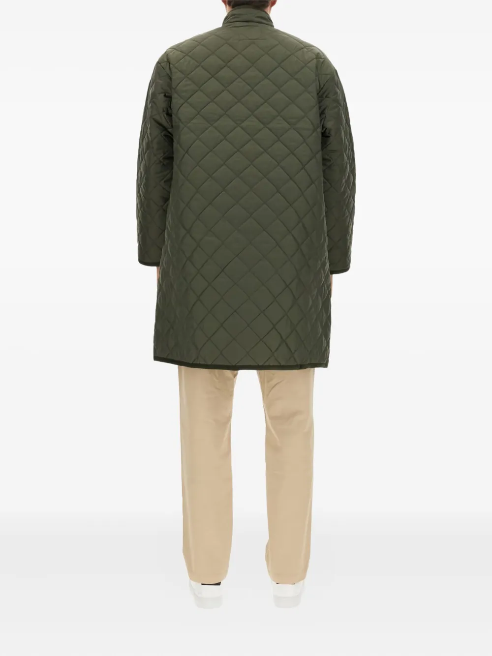 Mickfield Quilted-Pattern Coat