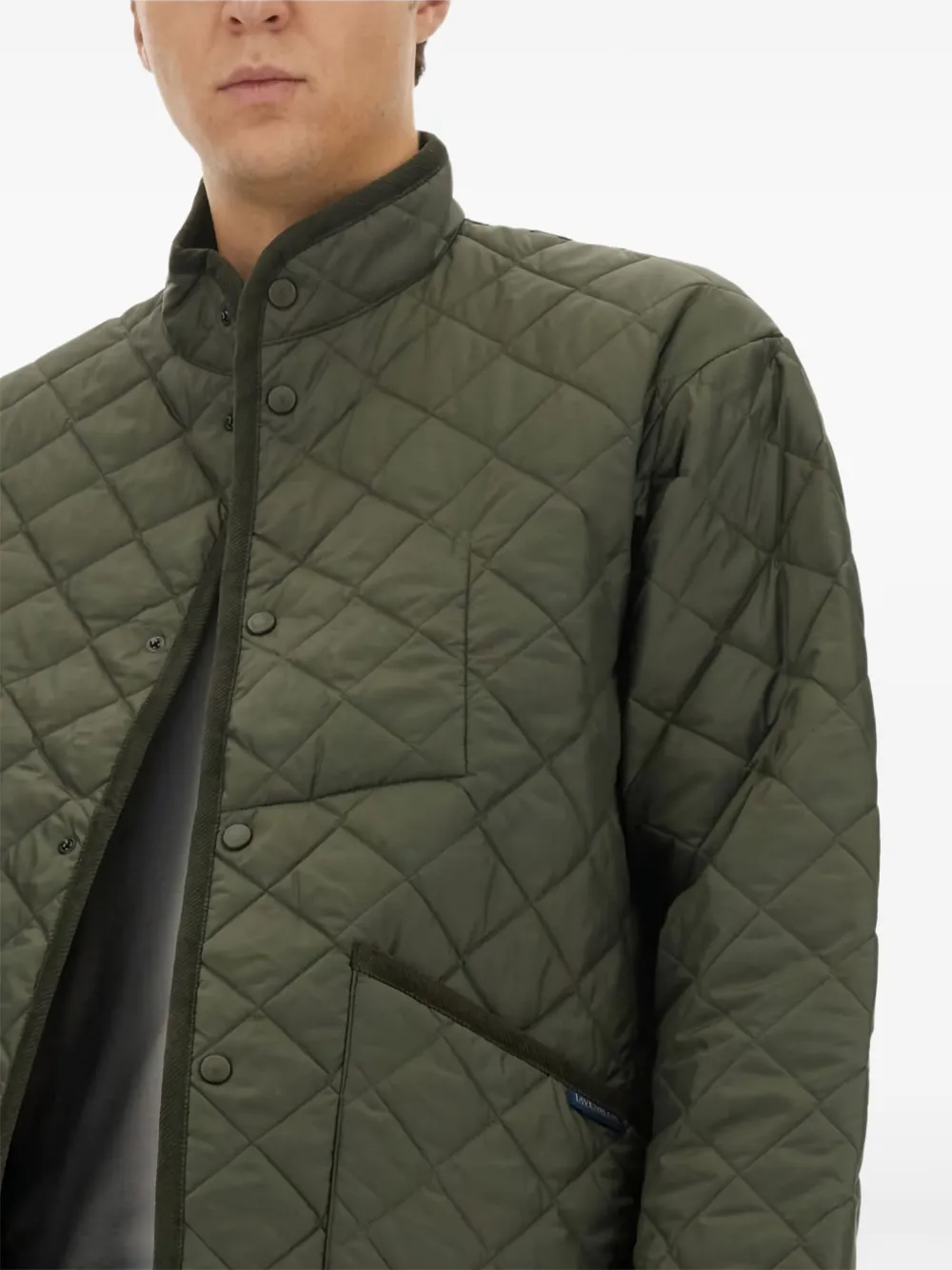 Mickfield Quilted-Pattern Coat