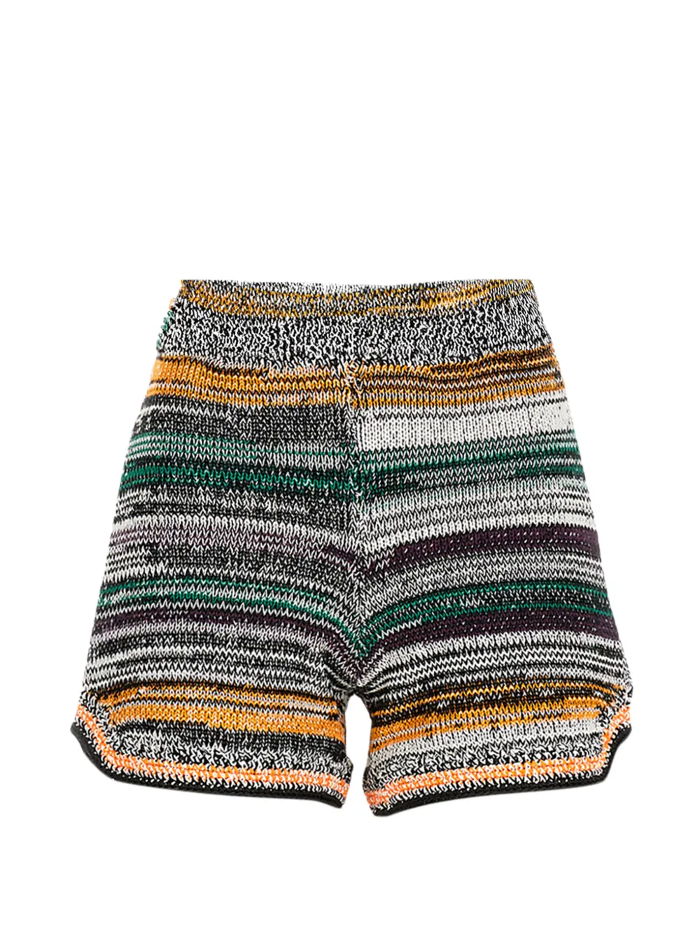 Miista striped shorts - Nero